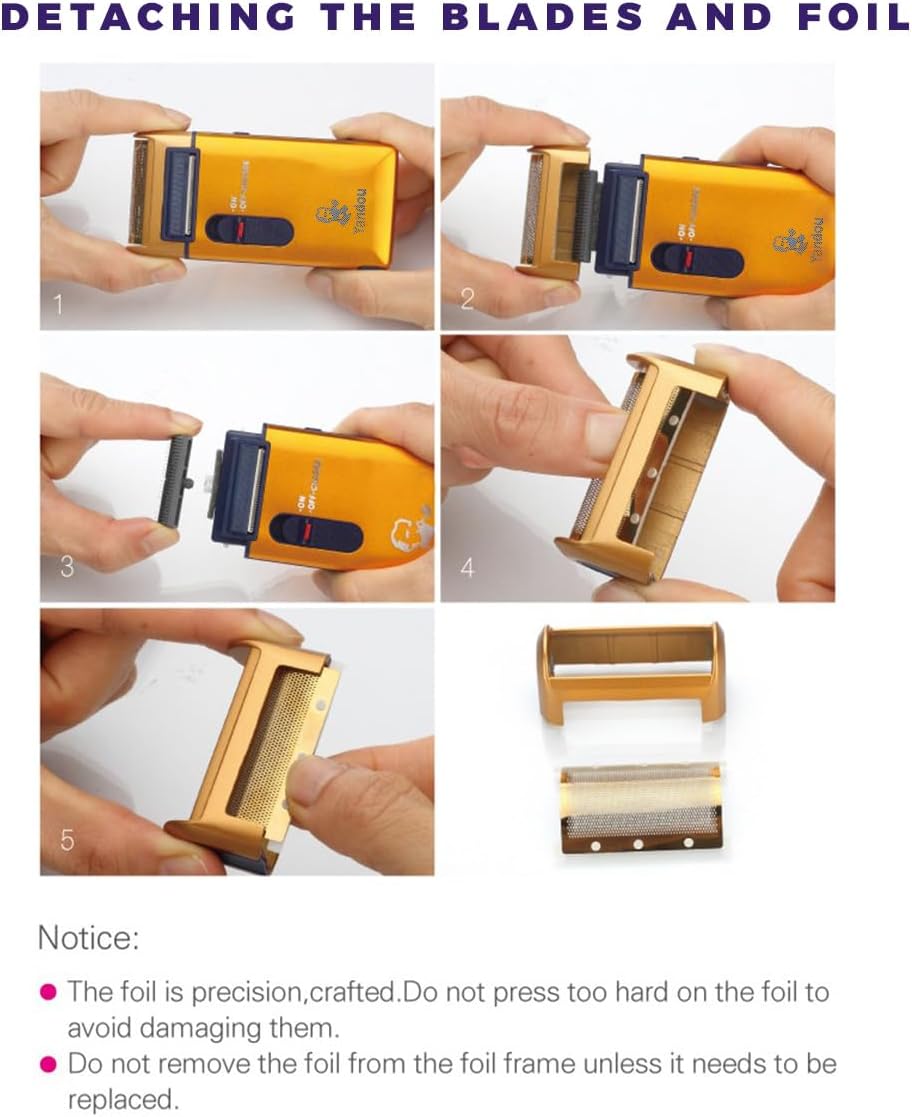 Yunda Gold Rechargeable Hair Clipper - (13-856) — image 4