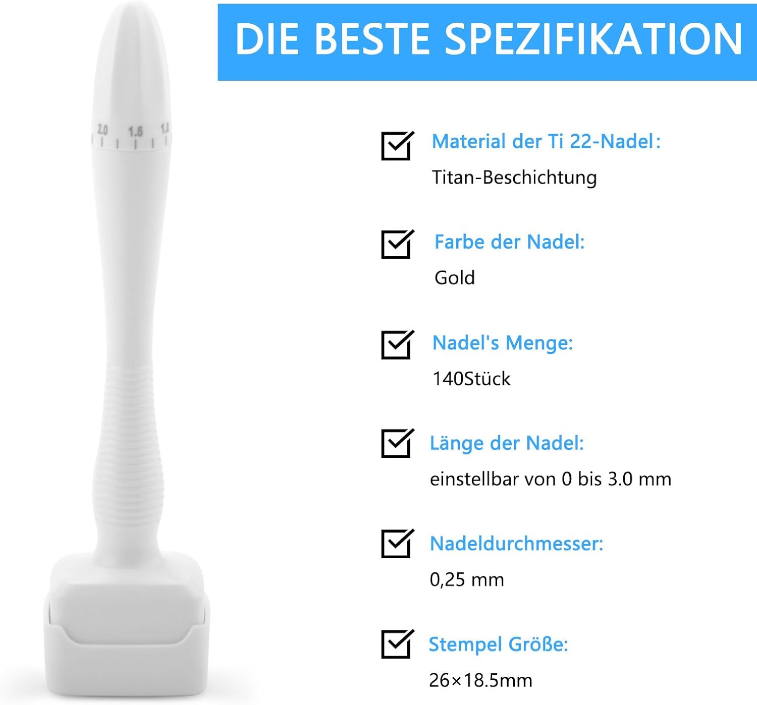 Derma Stamp Pen for Hair and Beard Growth - (22-853) — image 3