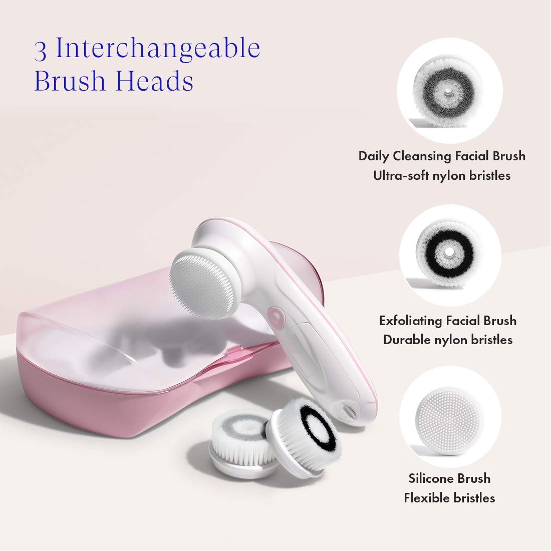 Rotating Facial Cleansing Brush - (17-852)