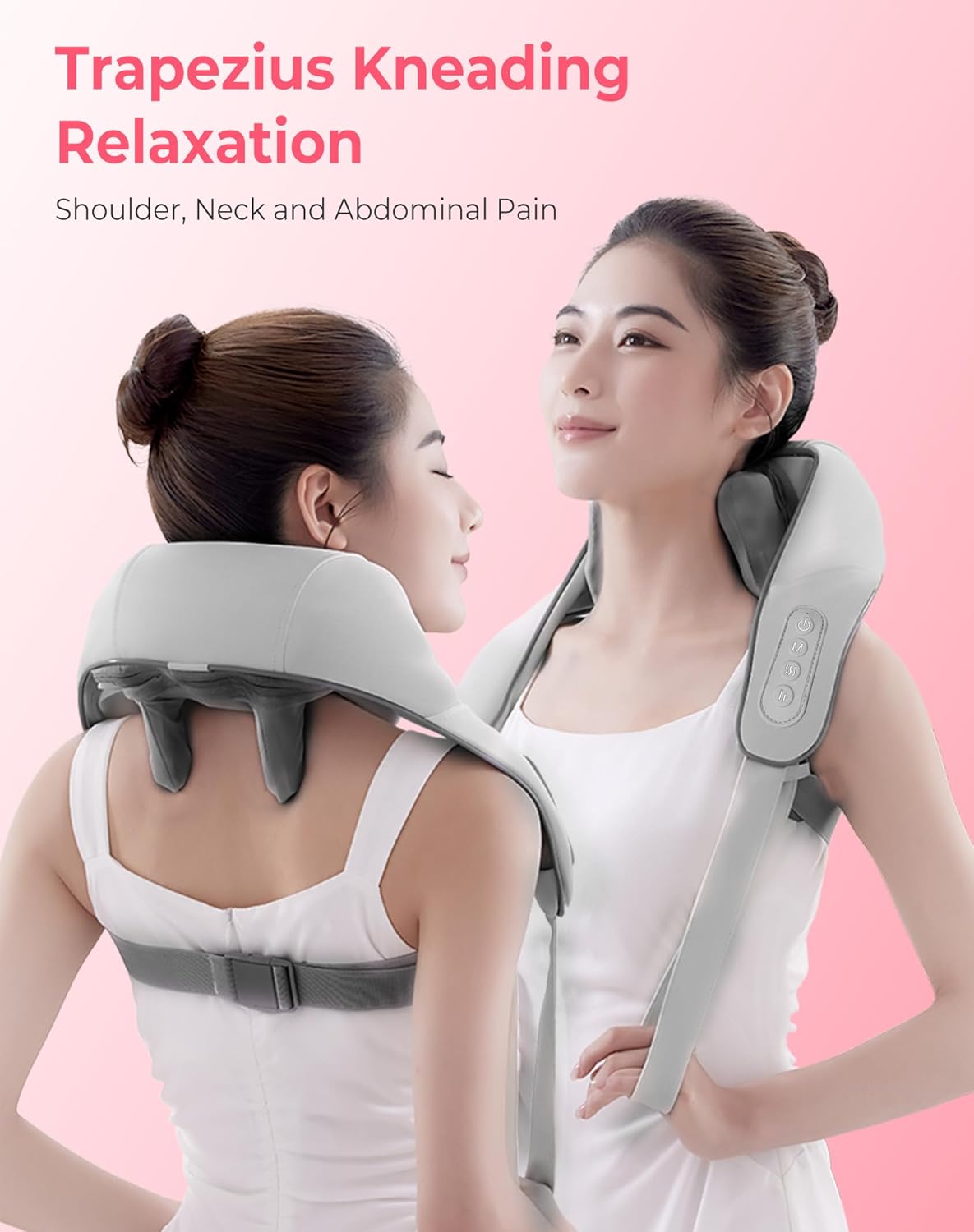 Wireless Shiatsu Neck Massage Device - (7-851)