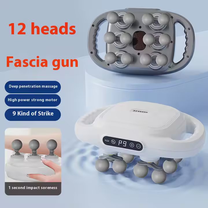 Wireless 12-Head Massage Gun - (21-854) — image 5