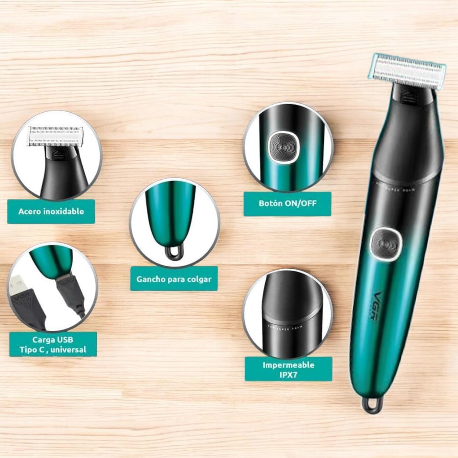 Sensitive Area and Body Hair Removal Machine for Men with Charging V-339