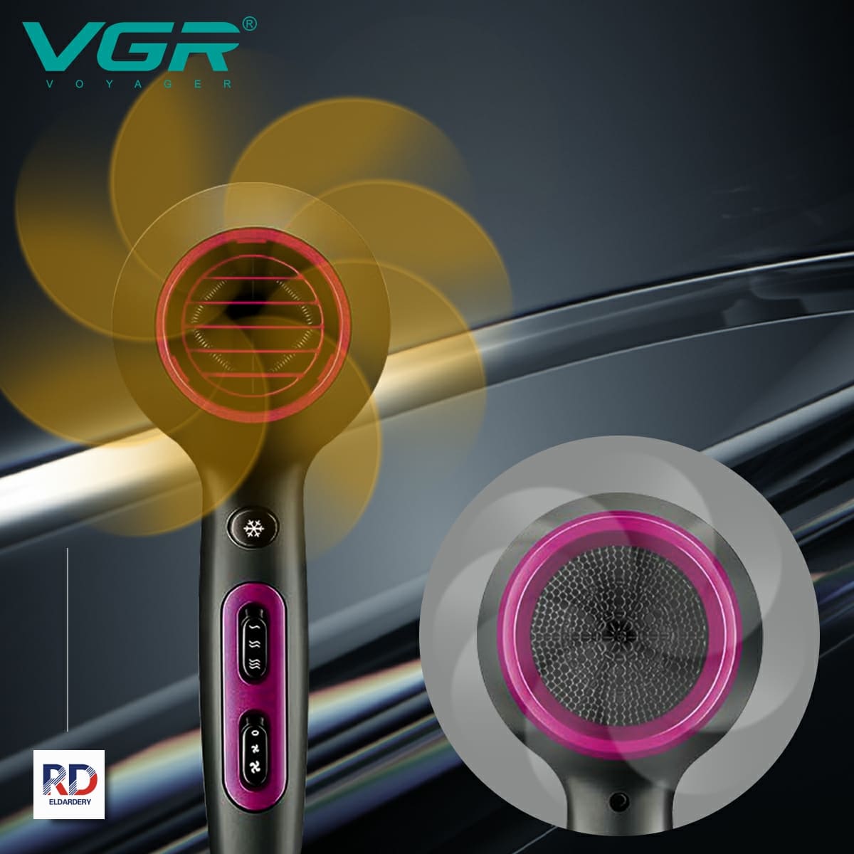 Best hair dryer - VGR 402