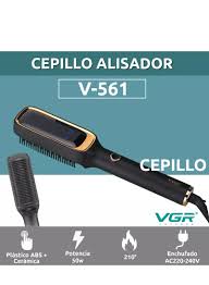 VGR Ceramic Hair Straightening Brush - V-561