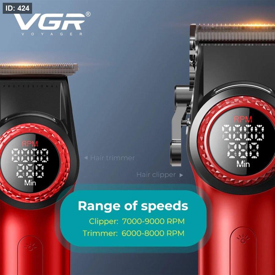 طقم في جي ار ستيلس برو 4 في 1 - VGR Stepless Pro 4-in-1 طقم أحمر