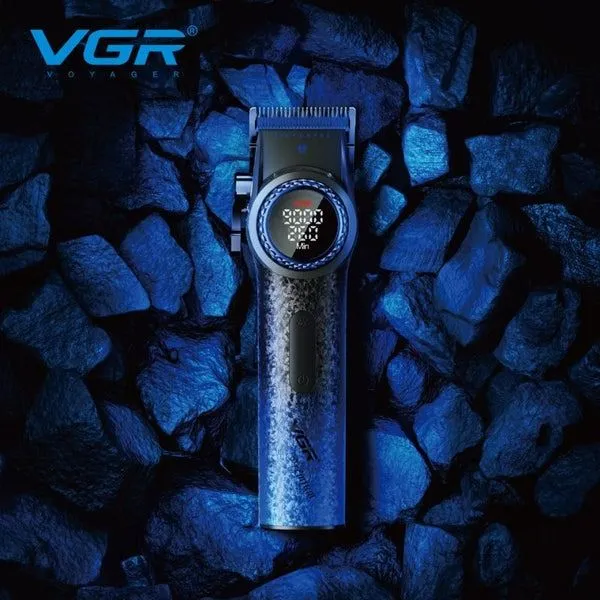 VGR Professional Hair Clipper - V-001 PRO Blue and Black