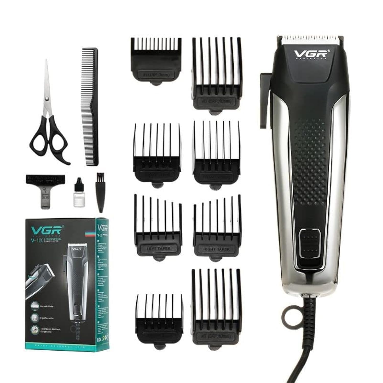 VGR Professional Hair Clipper - V-120 Model