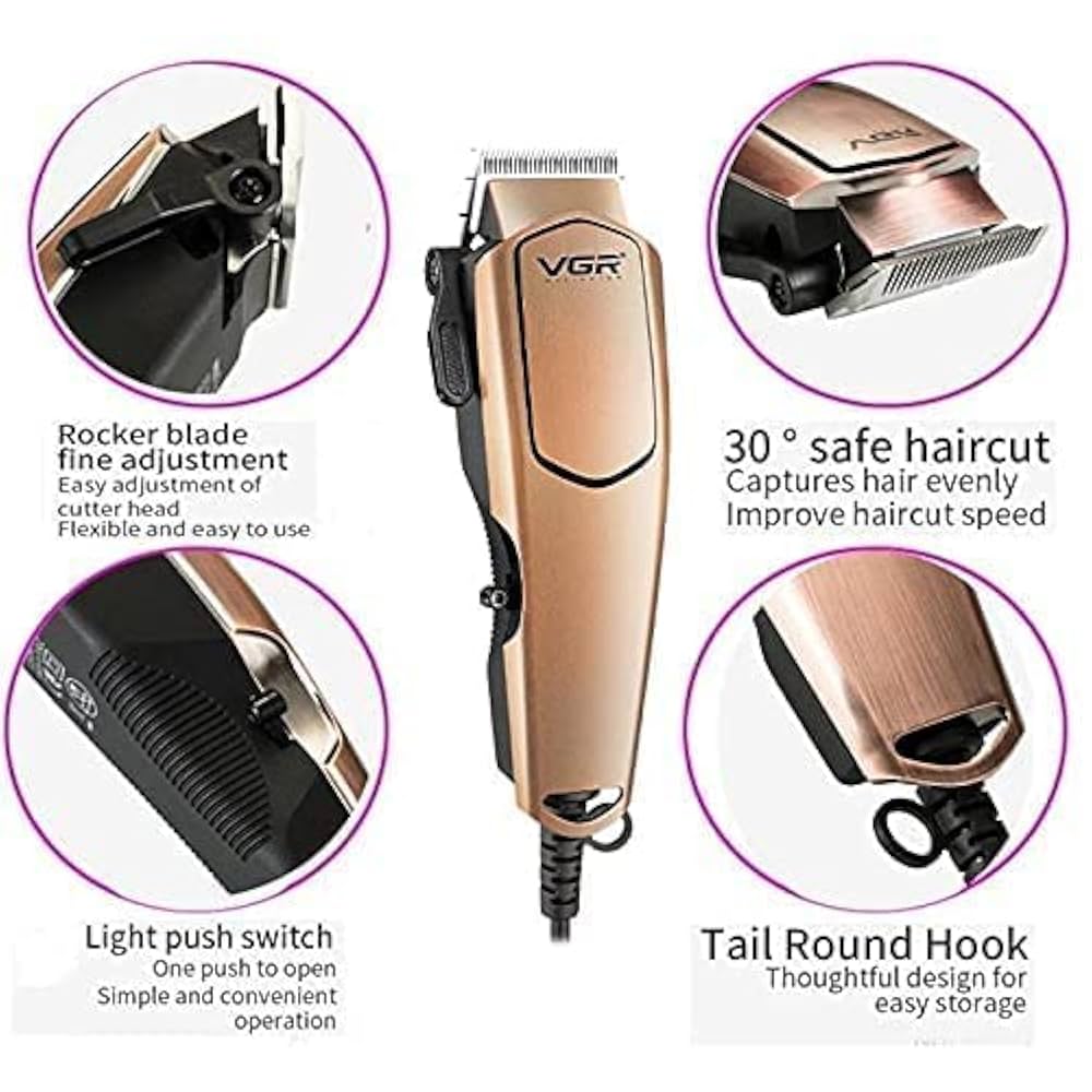 VGR Water-Resistant Hair Trimmer - V-131 Model