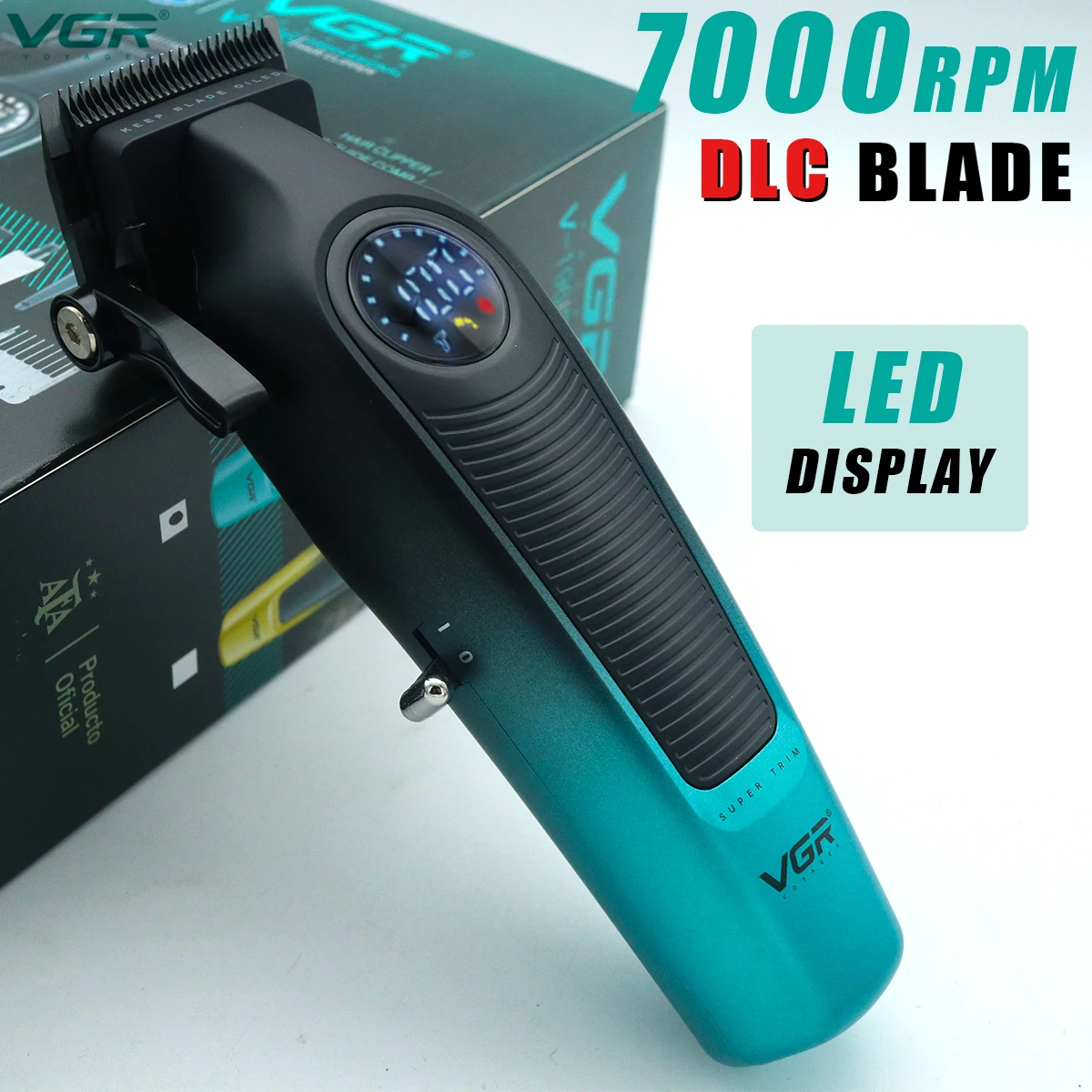 ماكينة تشذيب شعر في جي ار بشاشة LCD - V-196 مكنه