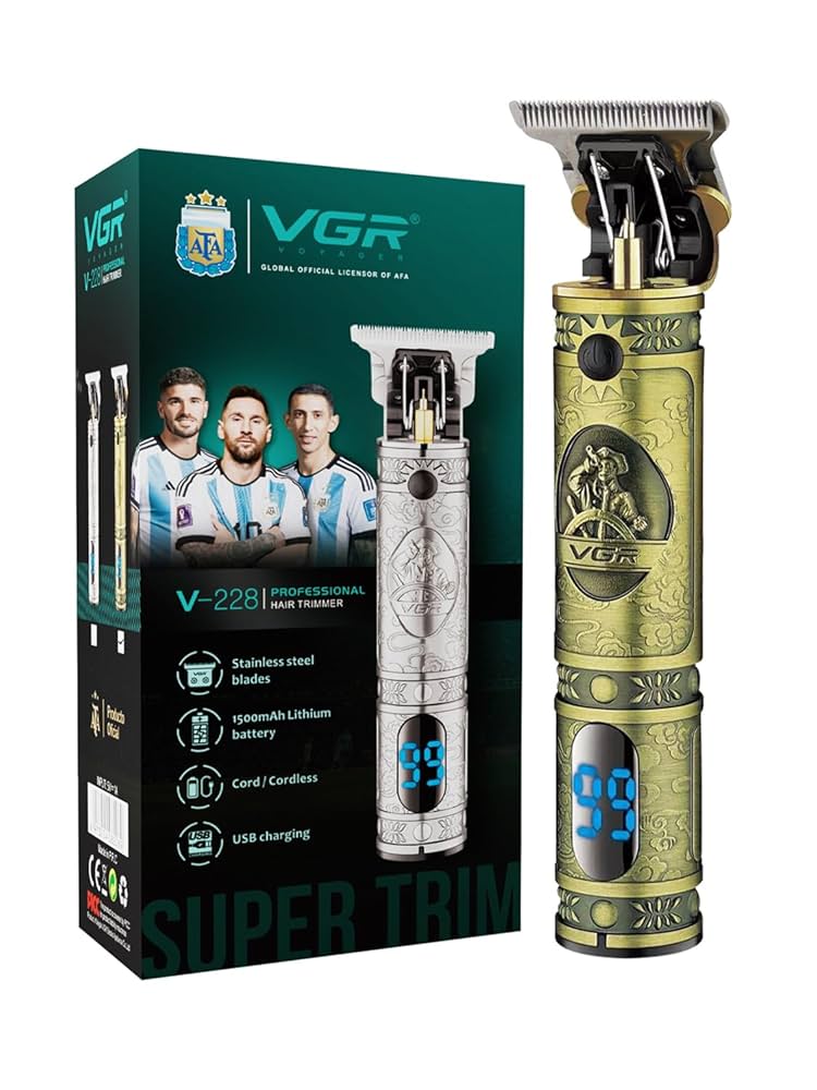 VGR Digital Screen Hair Clipper - V-228