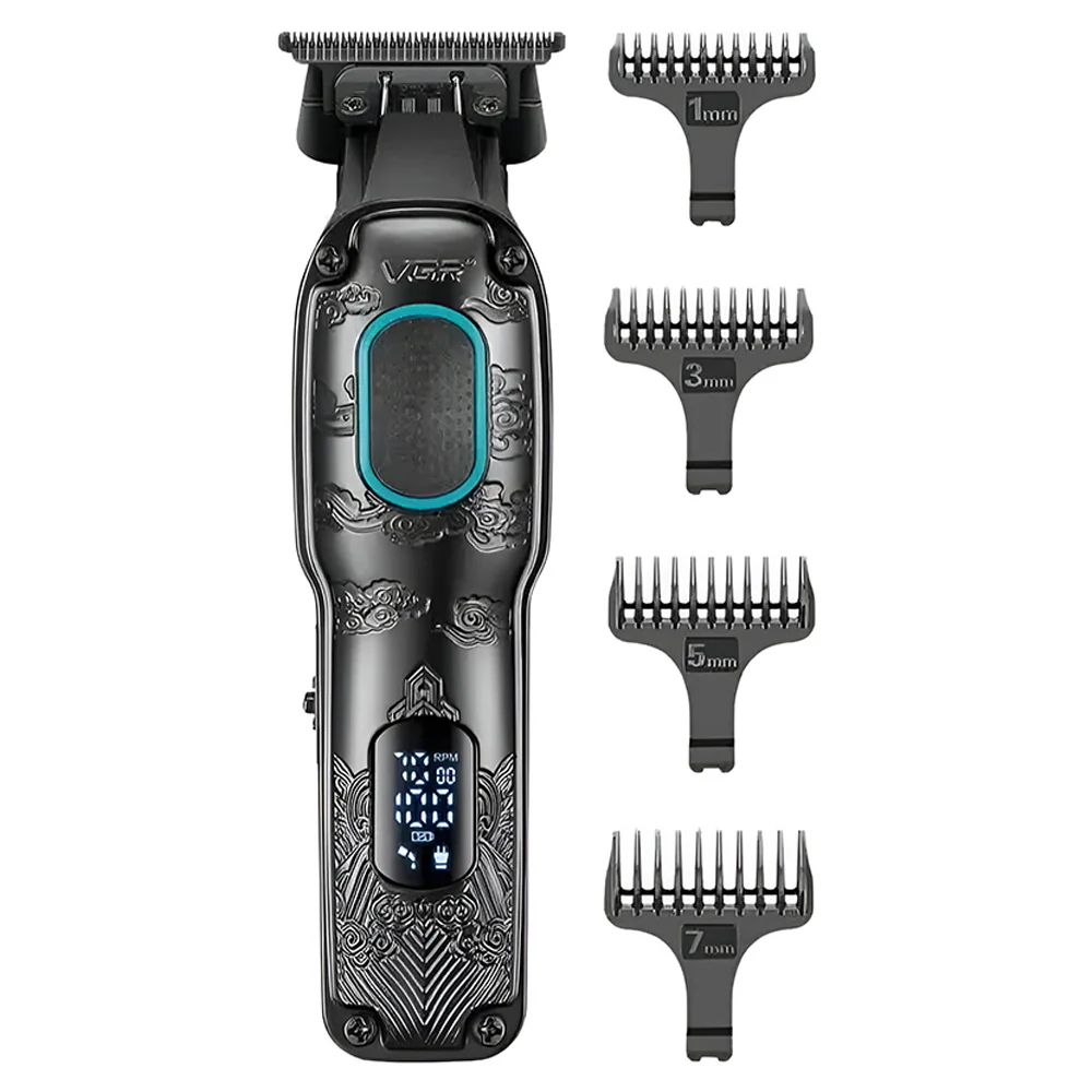 VGR Hair Trimmer with LED Screen - V-254