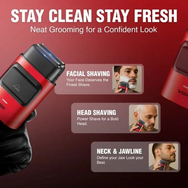 VGR 9000 RPM Hair Clipper with Titanium Blades - V-307