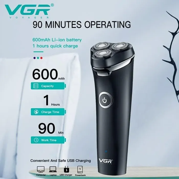 ماكينة حلاقة VGR قابلة للغسل بالكامل - V-319 مكنه تنعيم