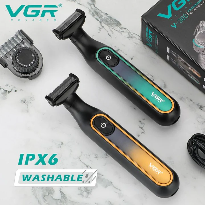 ماكينة حلاقة VGR برأسين احترافية - V-360 مكنه تنعيم