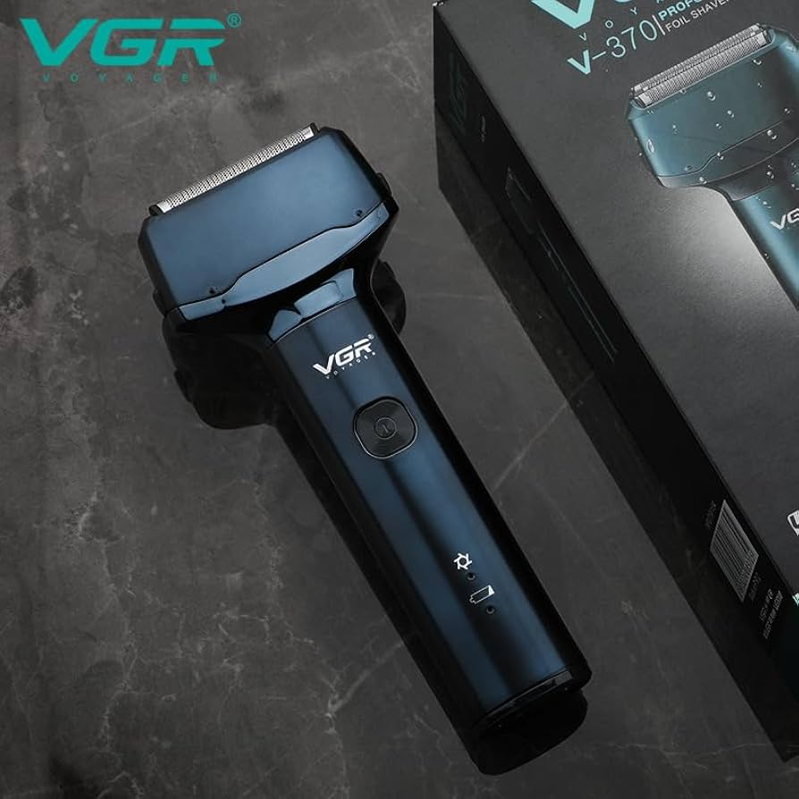 ماكينة حلاقة VGR بشفرة شبكية عائمة - V-370 مكنه تنعيم