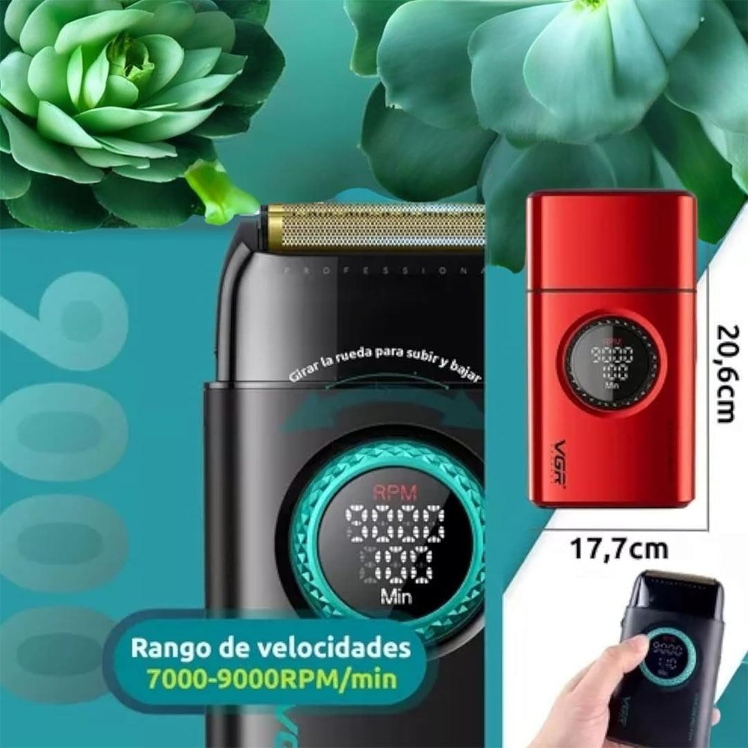 ماكينة حلاقة VGR الكهربائية للرجال - V-377 مكنه تنعيم
