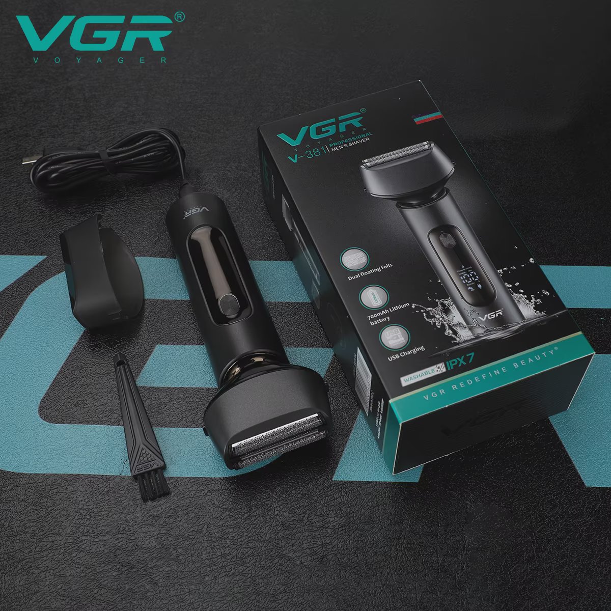 VGR Beard Trimmer - V-381 Smoothing Machine