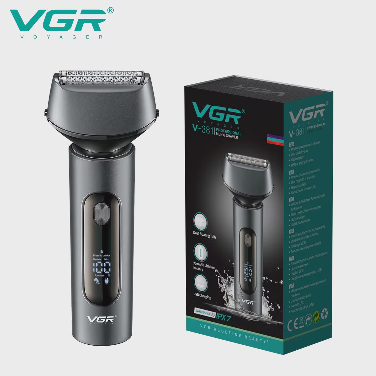 ماكينة تنعيم VGR للحية - V-381 مكنه تنعيم