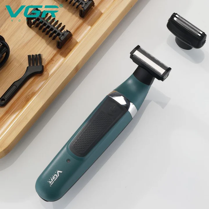 ماكينة حلاقة VGR بشفرة مزدوجة - V-393 مكنه تنعيم