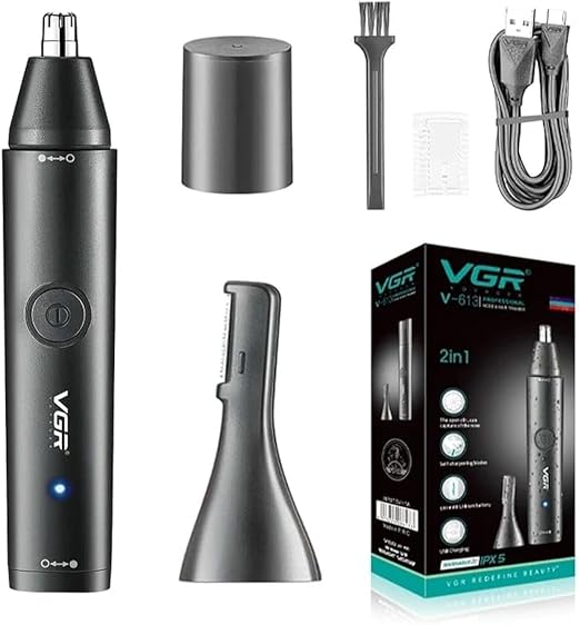 ماكينة تشذيب VGR للأنف 2 في 1 - V-613 مكنه انف