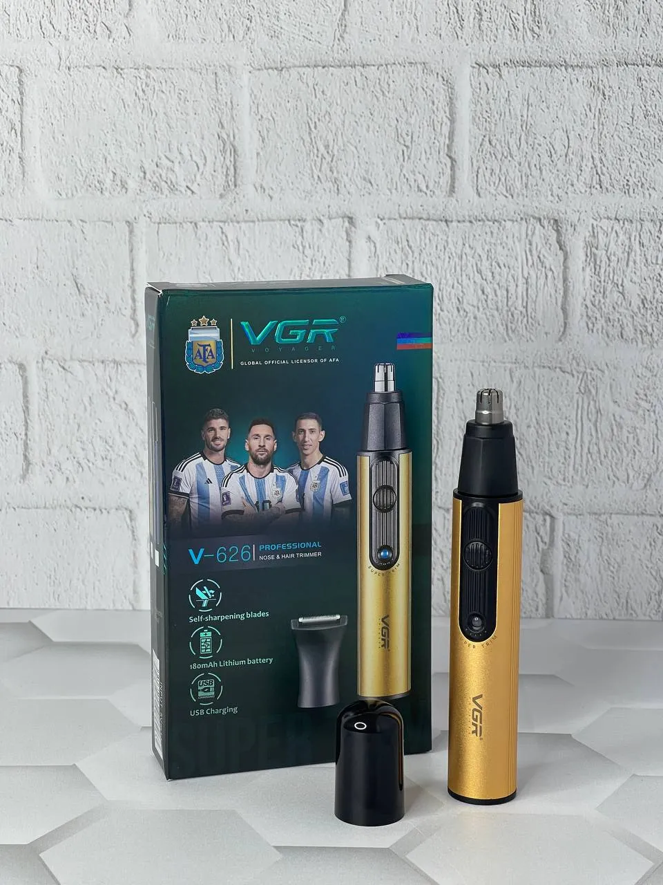 VGR Rechargeable Hair Clipper - V-626 Smoothing in Blue