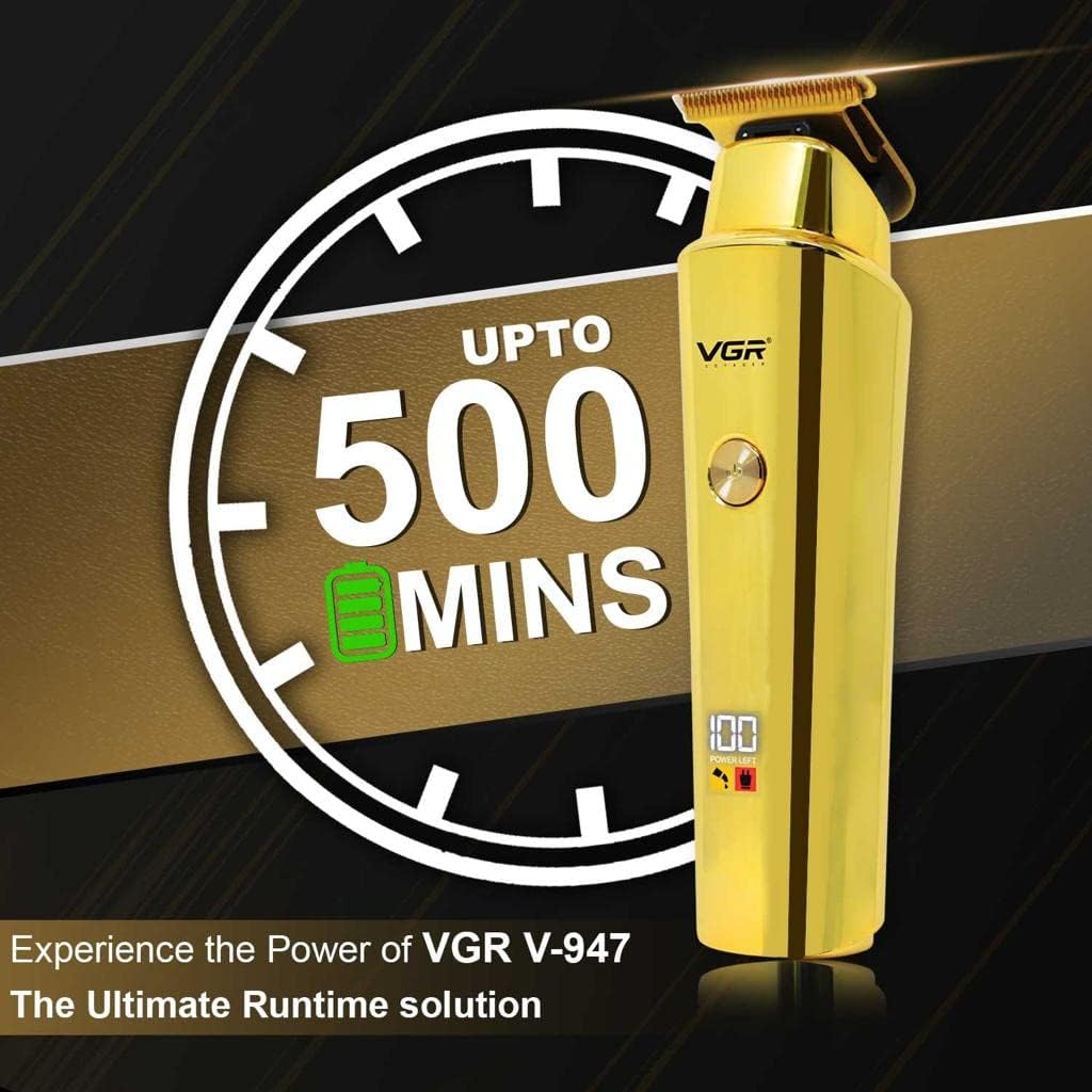 ماكينة حلاقة VGR متعددة الاستخدامات - V-947 مكنه بشفرات ستانلس ستيل وبطارية 2000 مللي أمبير