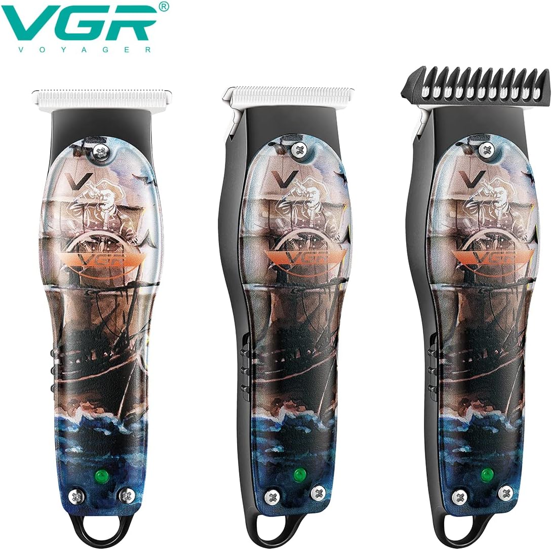 VGR Hair Clipper for Men - V-953 Model with Stainless Steel Blades and 6000 RPM Motor