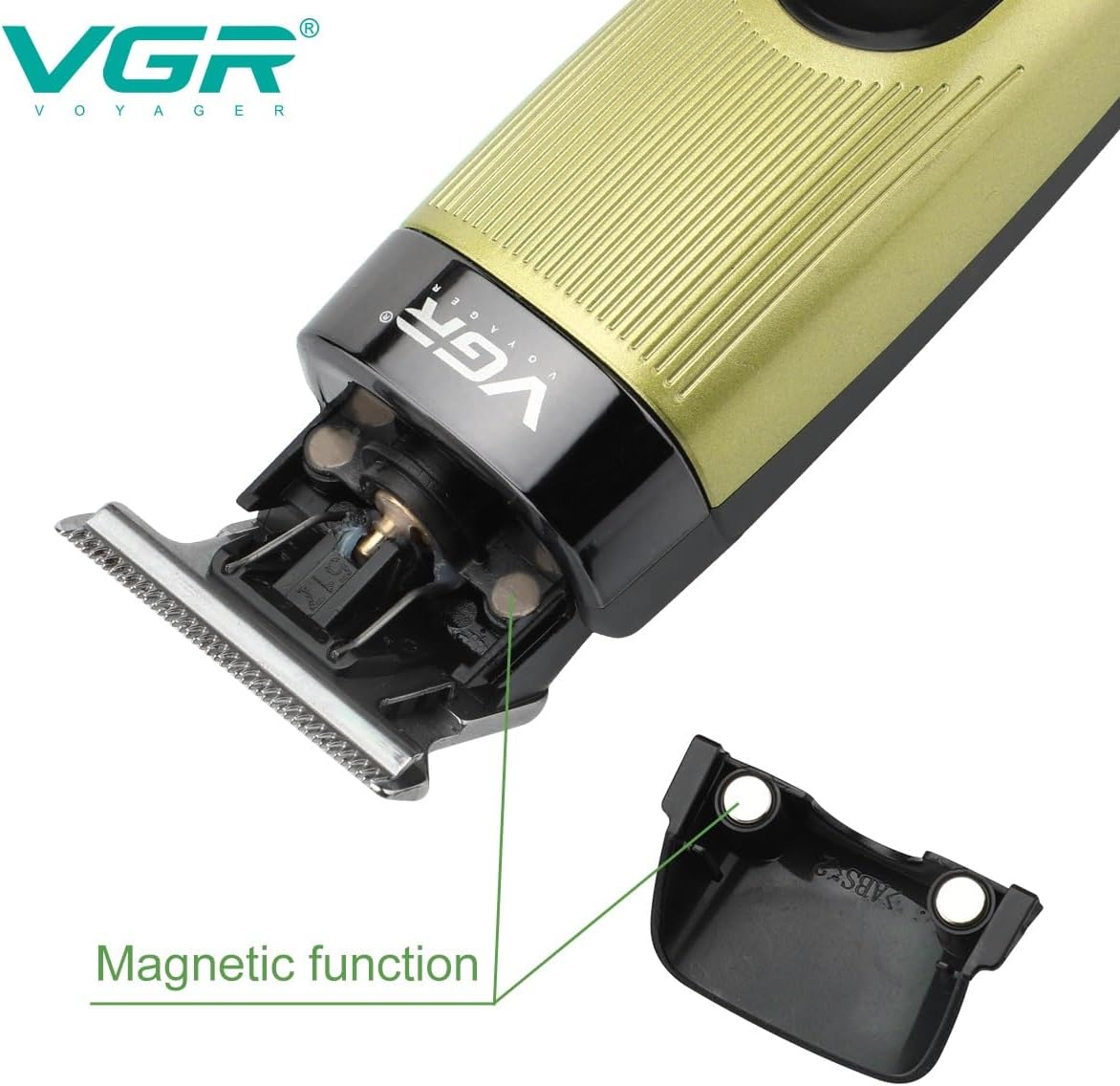 VGR Digital Trimmer - V-975 Model with LED Display and 4 Combs