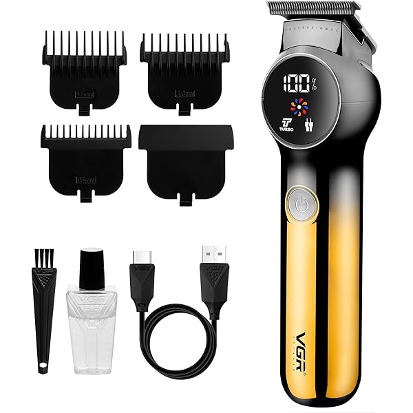 ماكينة حلاقة VGR الاحترافية - V-989 مكنه بشفرات سيراميك وشحن USB-C