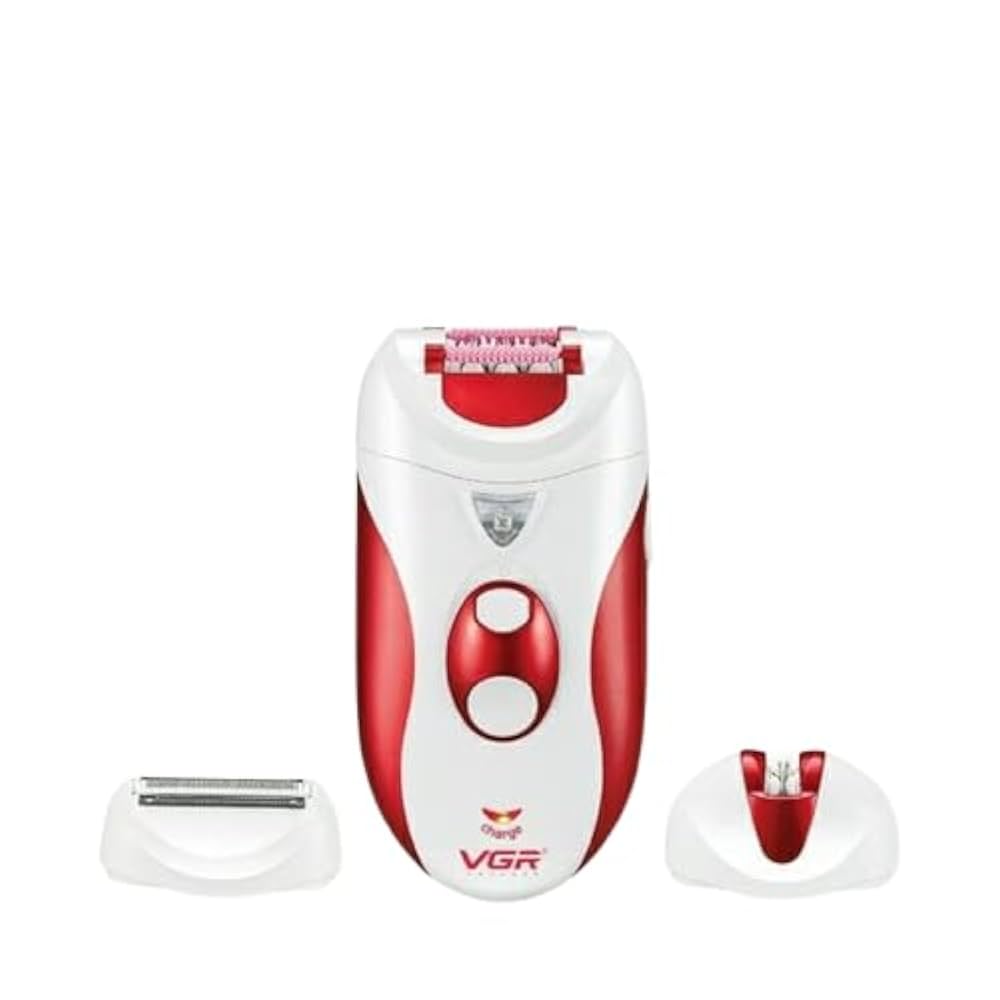ماكينة إزالة الشعر VGR V-702 - تصميم منخفض الضوضاء وملحقات متنوعة