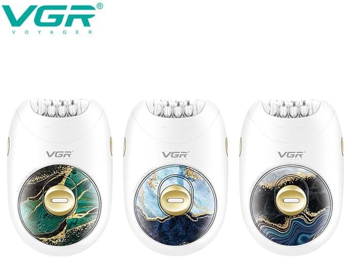 ماكينة إزالة الشعر VGR V-706 - 18 ملقط لاسلكي و70 دقيقة استخدام