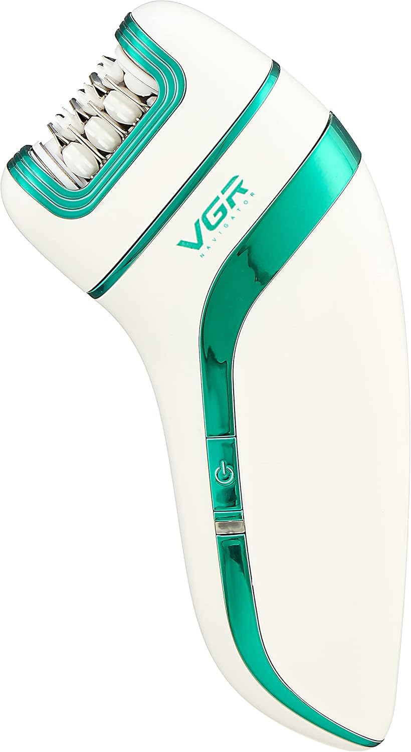 ماكينة إزالة الشعر VGR V-713 - 3 رؤوس متعددة وبطارية Ni-MH