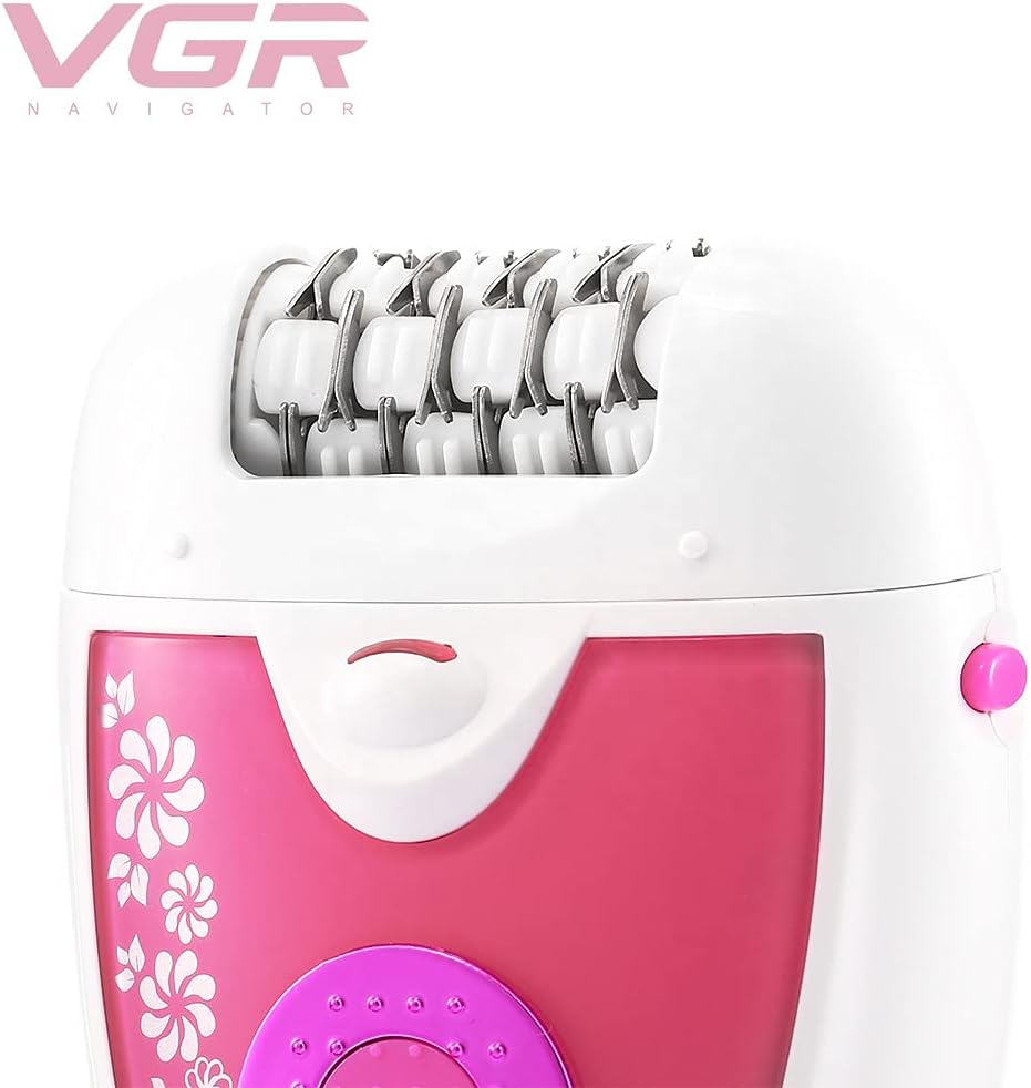 ماكينة إزالة الشعر VGR V-722 - 3 مستويات سرعة وإضاءة LED