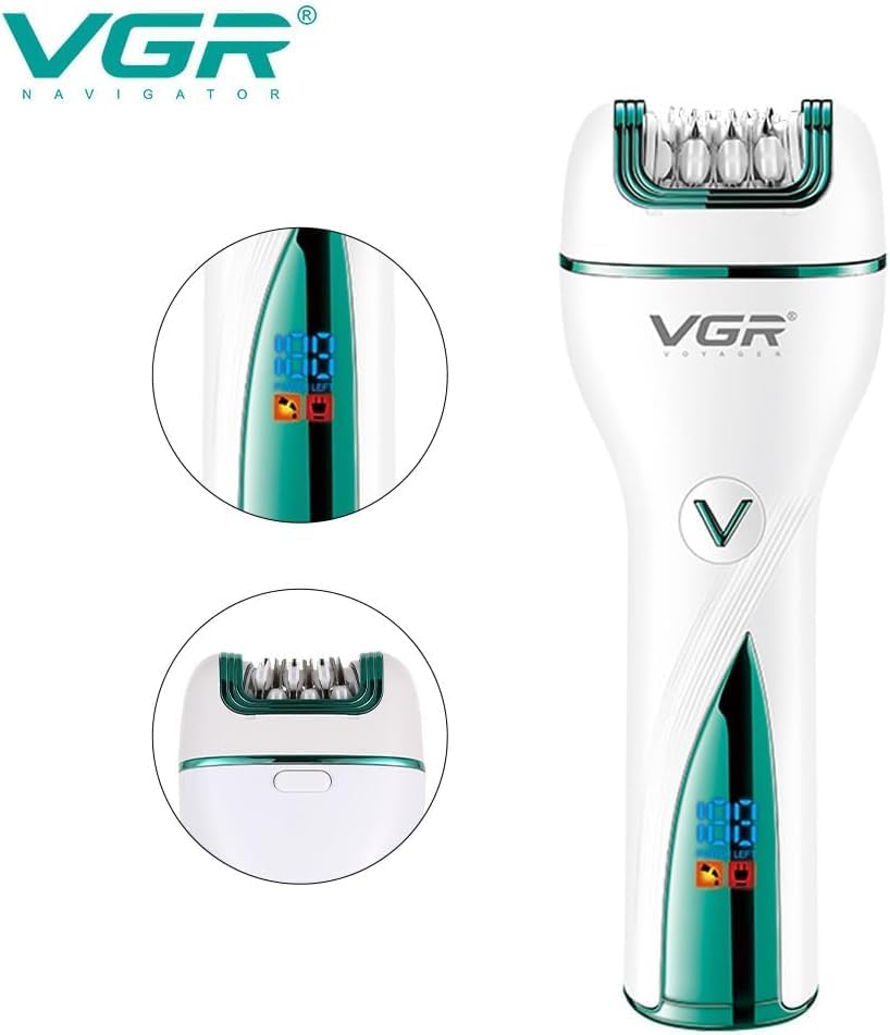 جهاز إزالة الشعر VGR V-728 - 3 في 1 و60 دقيقة استخدام لاسلكي