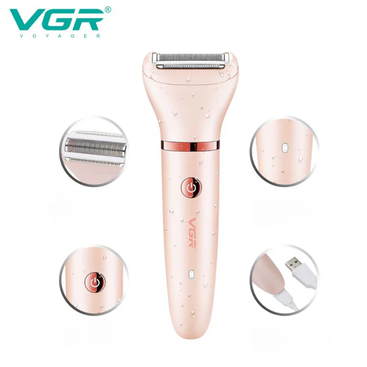 VGR V-735 hair removal device - 3 in 1 waterproof and fast charging