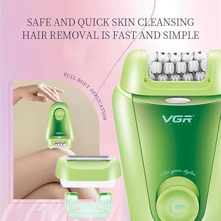 VGR V-758 hair removal machine - stainless steel blade and lightweight portable