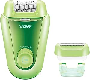 ماكينة إزالة الشعر VGR V-758 - شفرة فولاذ ومحمولة خفيفة الوزن