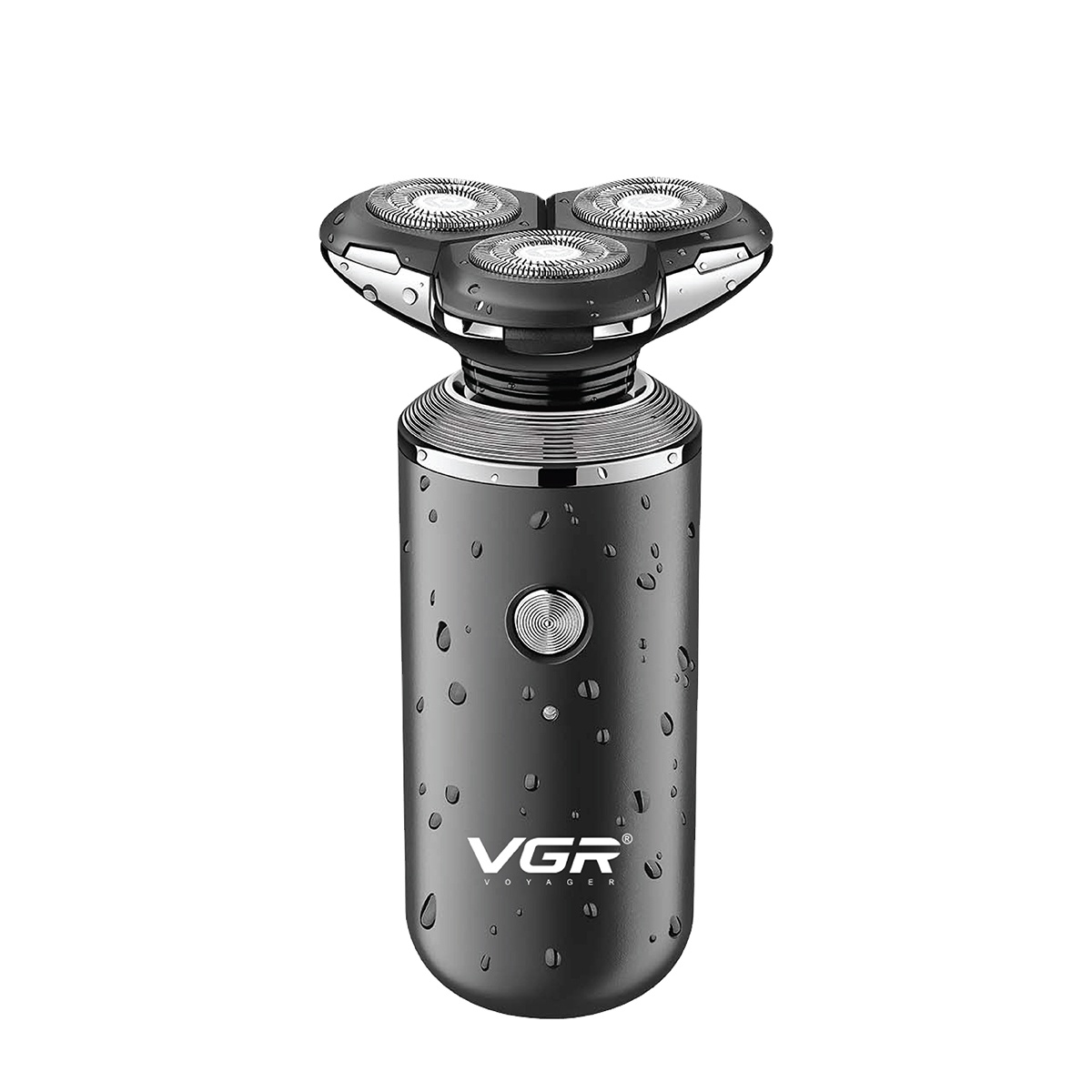 ماكينة حلاقة VGR V-317 اللاسلكية للذقن - رأس دوار ثلاثي الأبعاد، حلاقة رطبة وجافة، مقاومة للماء IPX6، شحن USB