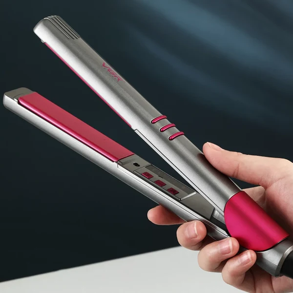 VGR 580 Professional Hair Straightener - Super-Fast Heating, Digital Screen, Ceramic Plates with Uniform Heat Technology for Perfect Protection and Styling