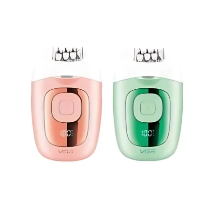 VGR V-760 Wireless Women's Hair Removal Device - 8 Stainless Steel Tweezers, Two Speeds, Built-in LED Light, 90-Minute Battery, USB-C Charging, Lightweight and Non-Slip Design