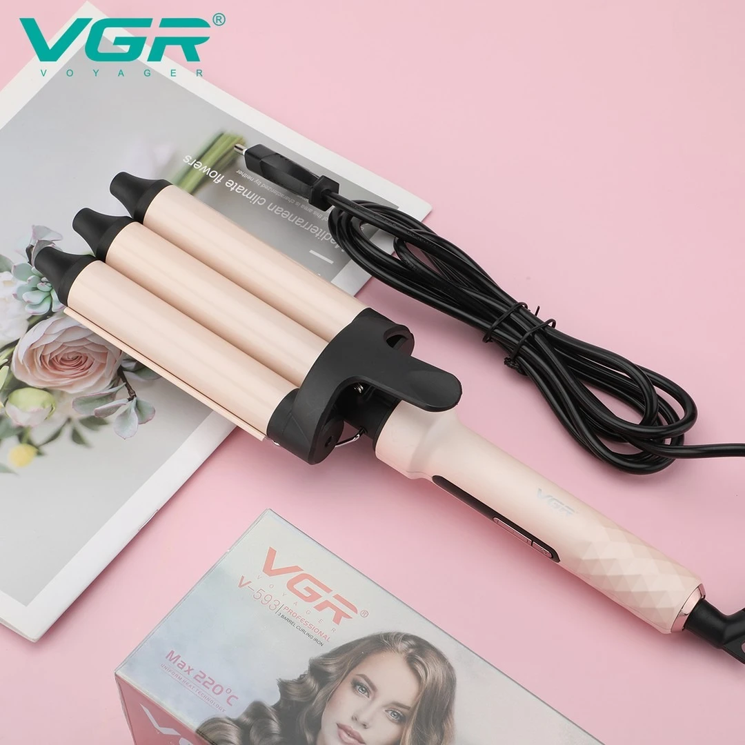 مكواة فرد الشعر الاحترافية VGR V-593 - لتصفيف مثالي ولمعان فائق