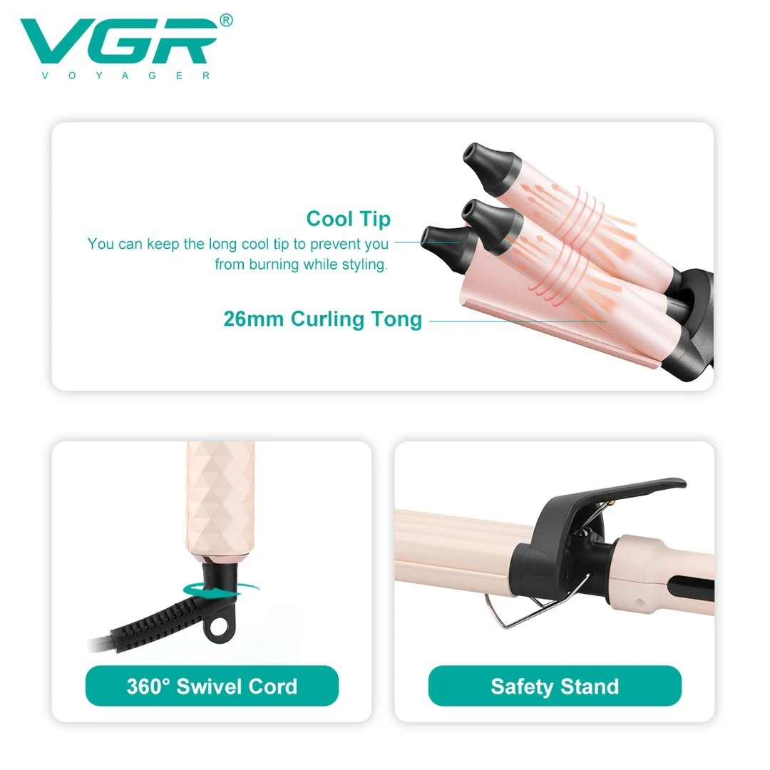 VGR V-593 Professional Hair Straightener - Perfect Styling and Superior Shine