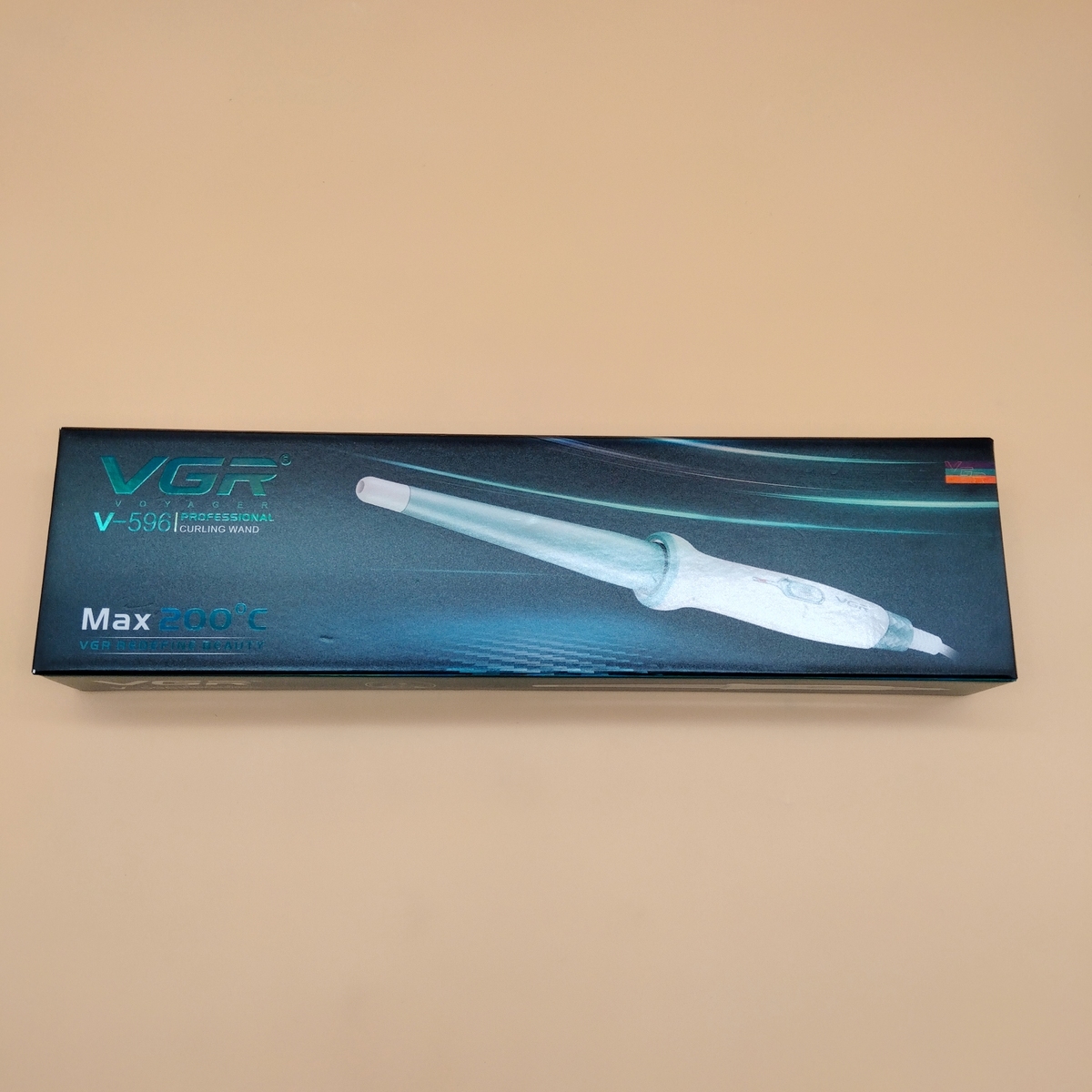 VGR V-596 Professional Hair Curler - Ceramic-Coated Cylinder for Protection and Perfect Waves