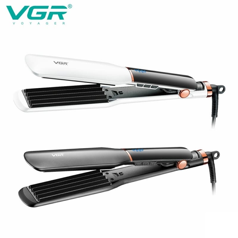 مكواة تجعيد الشعر الاحترافية VGR V-519C - سيراميك 38 مم، 7 درجات حرارة، تصميم أنيق