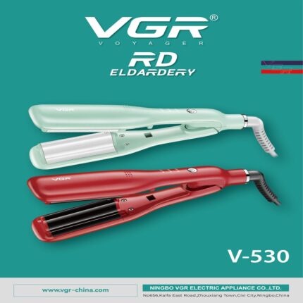 مكواة شعر VGR 530 الاحترافية - تحكم مثالي وحماية شاملة لشعر صحي ولامع