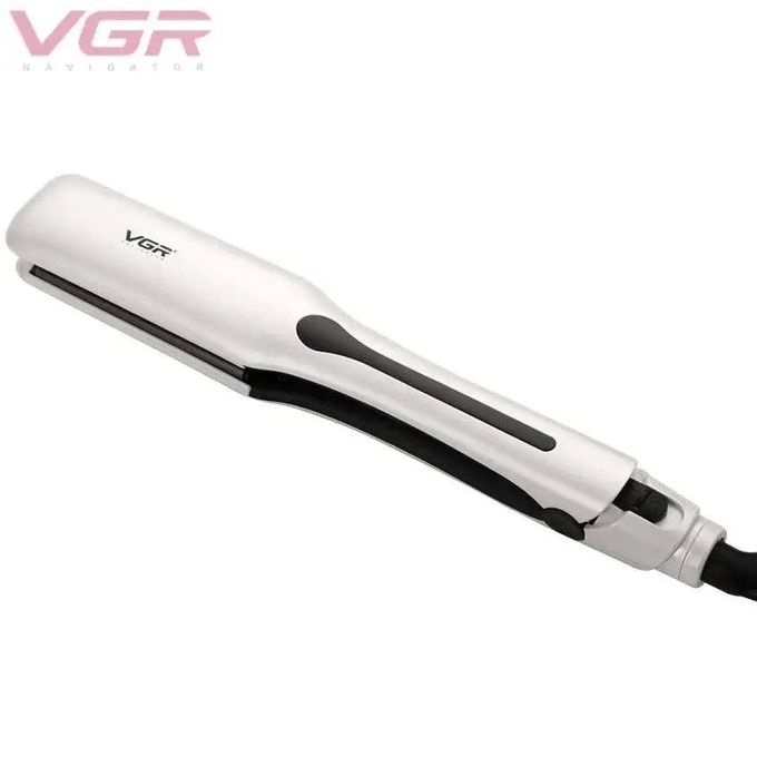 مكواة فرد الشعر الاحترافية VGR V-556 - سيراميك متطور، لوح عريض 38 مم، وشاشة LED