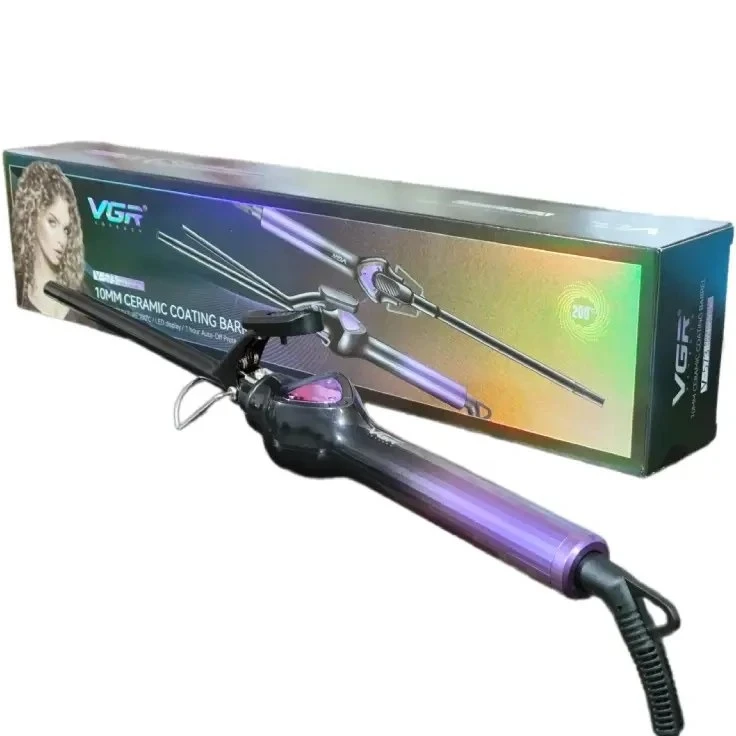 VGR 573 Professional Hair Waver - For Small Defined Waves, Ceramic, LED Display, in Multi-Color Design