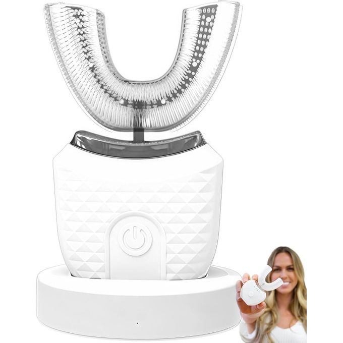 Whitening Massage Electric Toothbrush U-Shaped Ultrasonic Automatic Wave for Adults