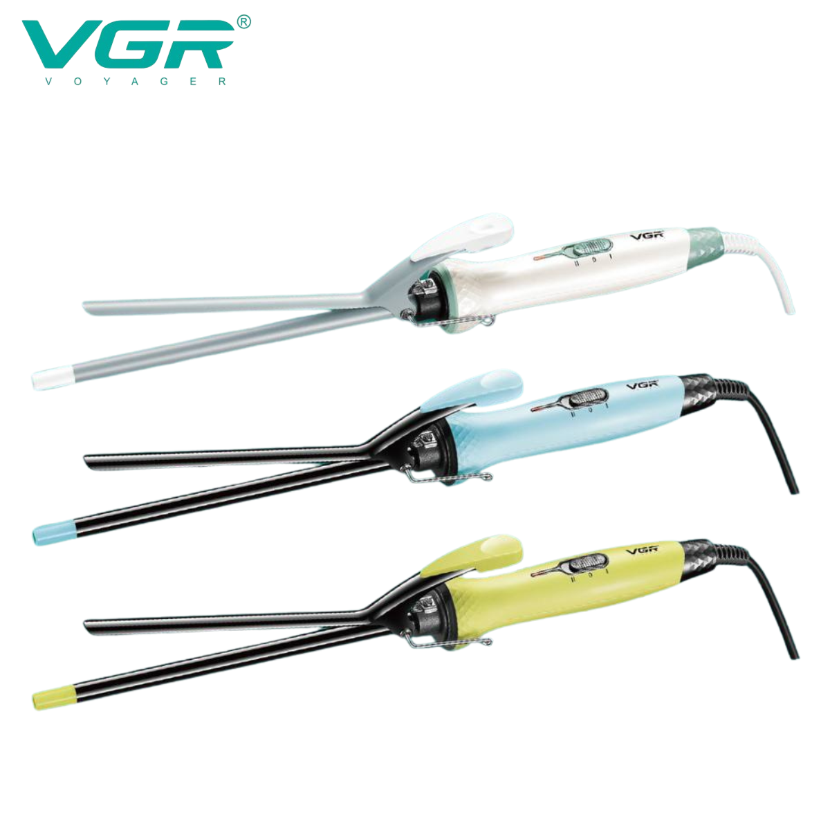 Professional hair curling iron VGR V-576