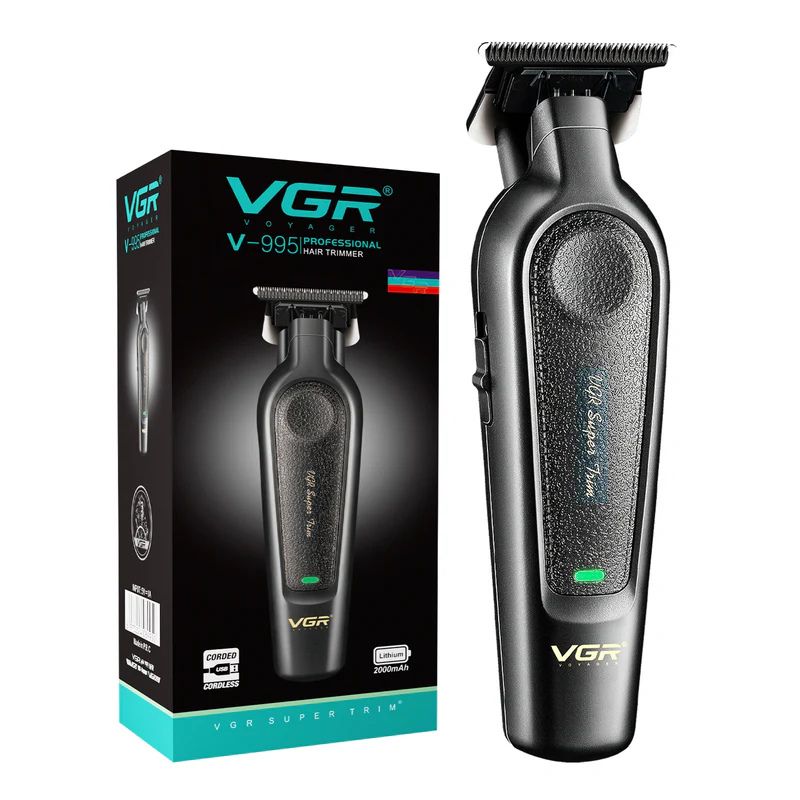Professional men's hair clipper (black) VGR V-995
